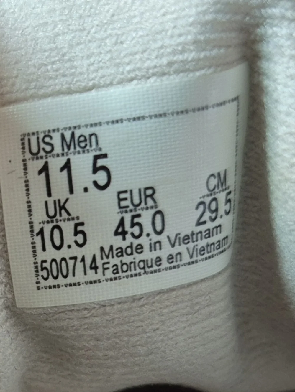Vans Wrapped Skate Shoes - Men’s 11.5